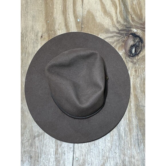 RAG & BONE NY FLOPPY BRIM FELTED WOOL FEDORA HAT BROWN WOMEN\'S SIZE S main image 9